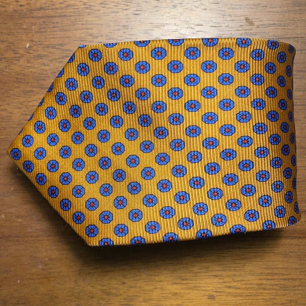 Shore & Singer Silk Foulard Necktie